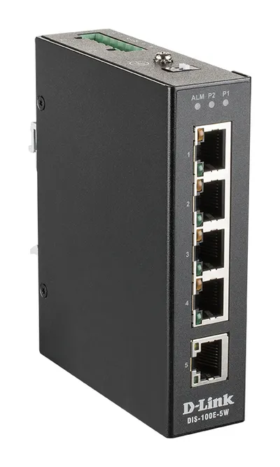 D-Link DIS-100E-5W Netzwerk-Switch Unmanaged L2 Fast Ethernet (10/100) Schwarz