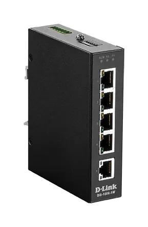 D-Link DIS-100G-5W 5-Port Gigabit Unmanaged Industrie-Switch