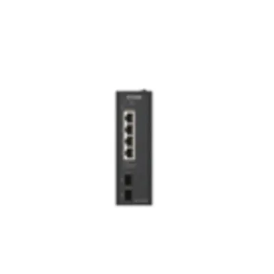 Switch D-Link DIS-210G-06P/M L2/L3 4xRJ45 PoE+ 2xSFP DIN Rail IP40