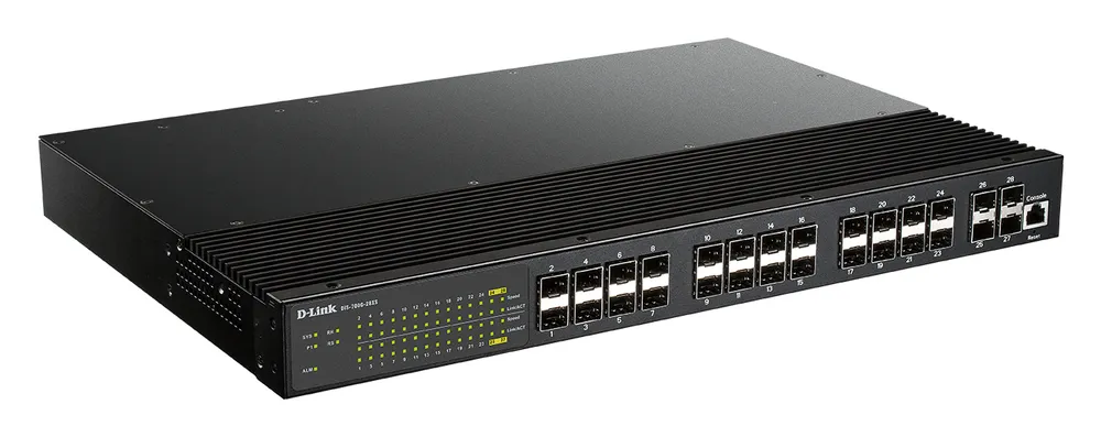 D-Link DIS-700G-28XS Switch 24 SFP 1G 4 SFP+ 10G Managed L2+ 1U