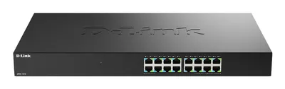 Netzwerk Switch D-LINK DMS-1016 16x 2.5G Rackmontage Lüfterlos Metallgehäuse