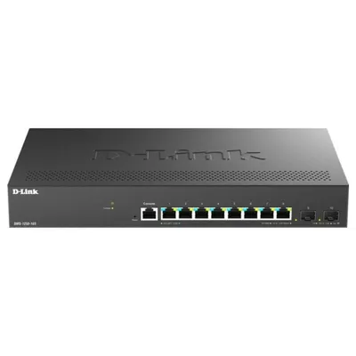 Switch D-Link DMS-1250-10S/E Verwaltet 8x 2.5G RJ-45 Ethernet 2x Combo SFP Rackmontage Switch