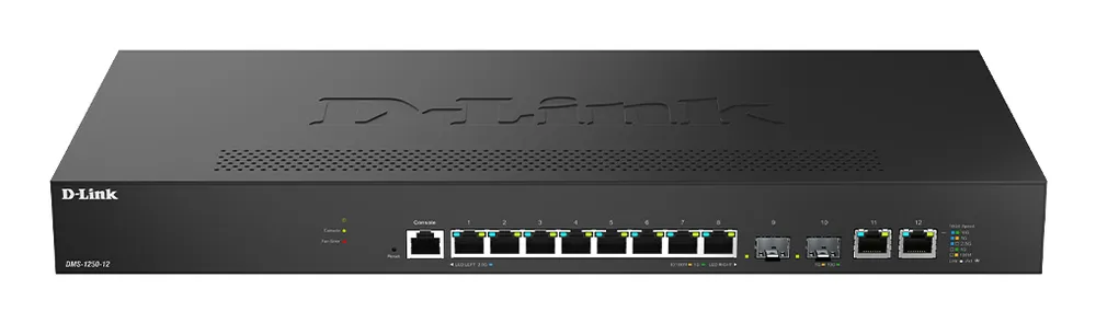 Switch D-Link DMS-1250-12/E 12 Ports 10G Multigigabit Rackmount Managed L2
