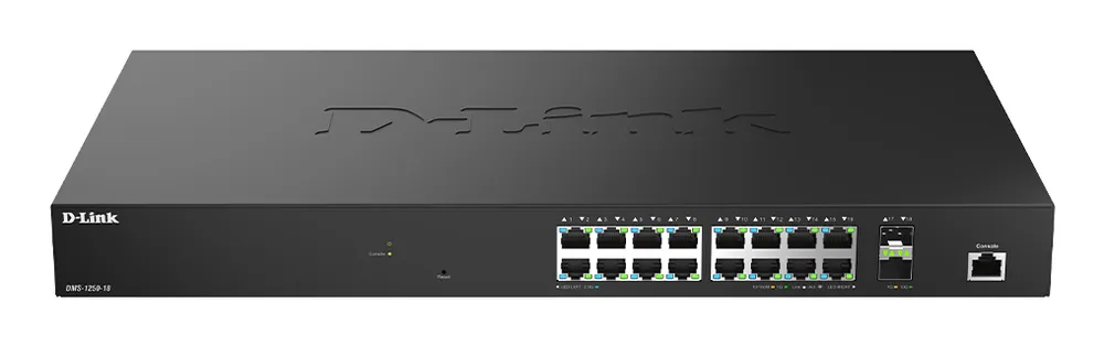 Switch Verwaltet D-Link DMS-1250-18/E L2 2.5G Ethernet 16 Ports Rack-Montage