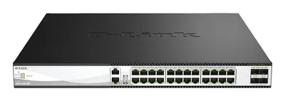 Switch D-Link DXS-3130-28P 24x10G PoE 4x25G SFP28 L3 Managed Rackmount