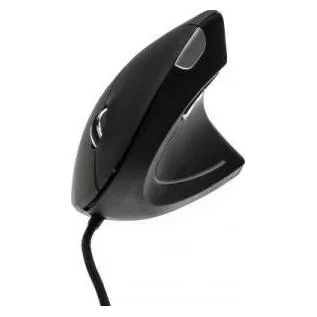 Ratón Dacomex 225126 Kabelgebunden 2400DPI Schwarz Vertikale Ergonomie