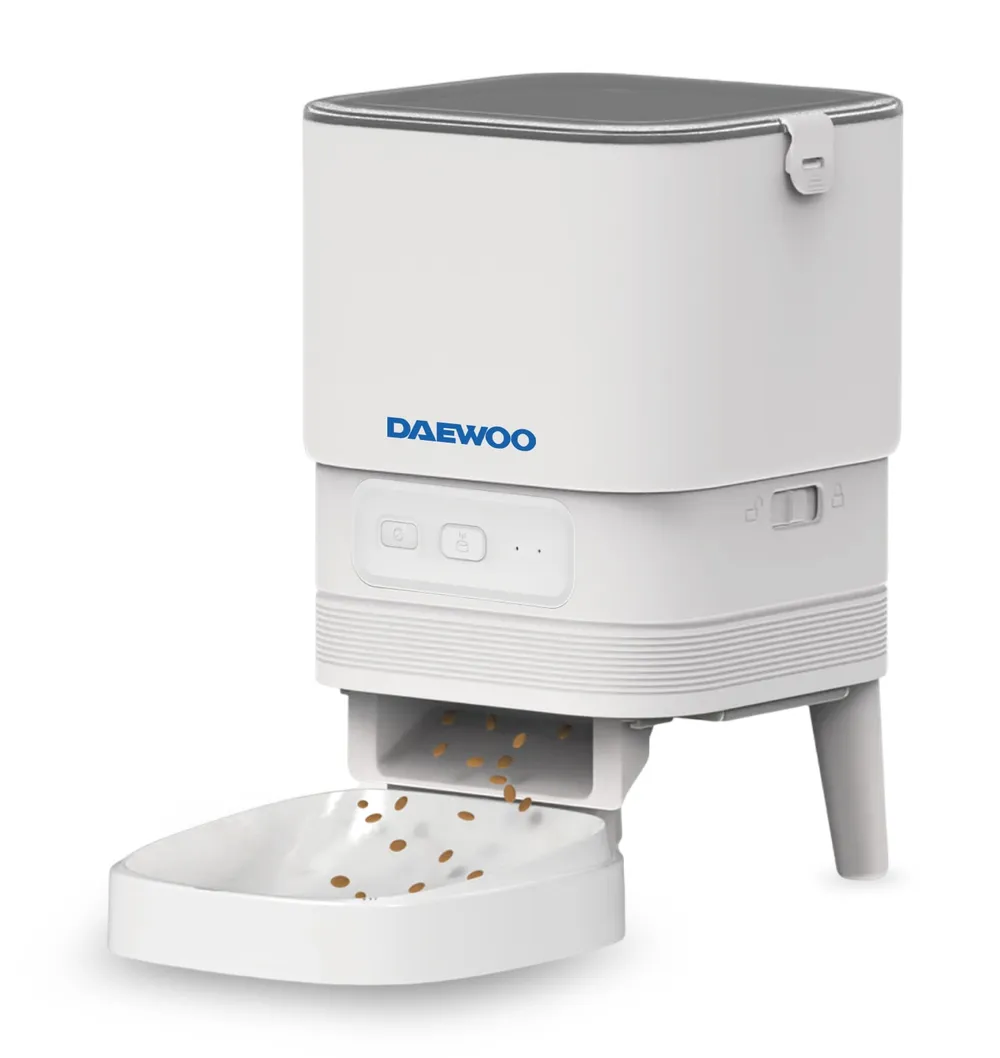 Daewoo D-PF13 4L Wi-Fi Automatischer Futterspender ABS Grau/Weiß USB Typ-C Universal