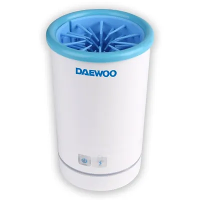Daewoo D-PPW08 Universal-Pfotenreiniger, blau/weiß, 2000 mAh, 5 W Akku