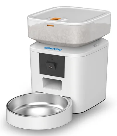 Daewoo D-QQ039-2L Futterautomat 2L ABS Edelstahl Weiß USB Typ-C Universal