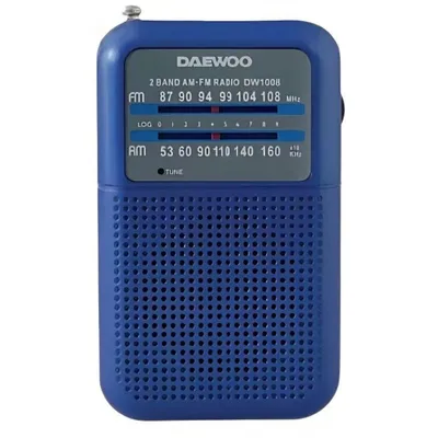 Daewoo DW1008 Tragbares Radio Blau