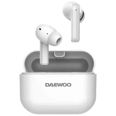 Daewoo DW2005 kabellose Bluetooth Kopfhörer mit Geräuschunterdrückung Weiß
