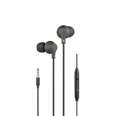 Daewoo DW2014/13 Kopfhörer mit integriertem Mikrofon, Buchse 3,5 mm, schwarz