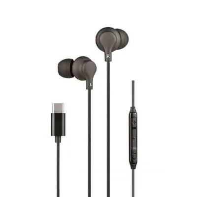 Daewoo DW2015 USB-C Kopfhörer mit Mikrofon und Lautstärkeregelung Schwarz