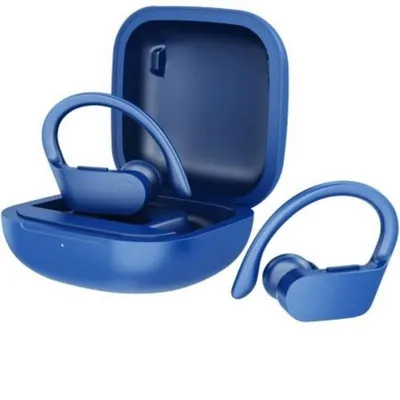 Kopfhörer Daewoo DW2024 kabellos Bluetooth Sport mit Ladecase Blau
