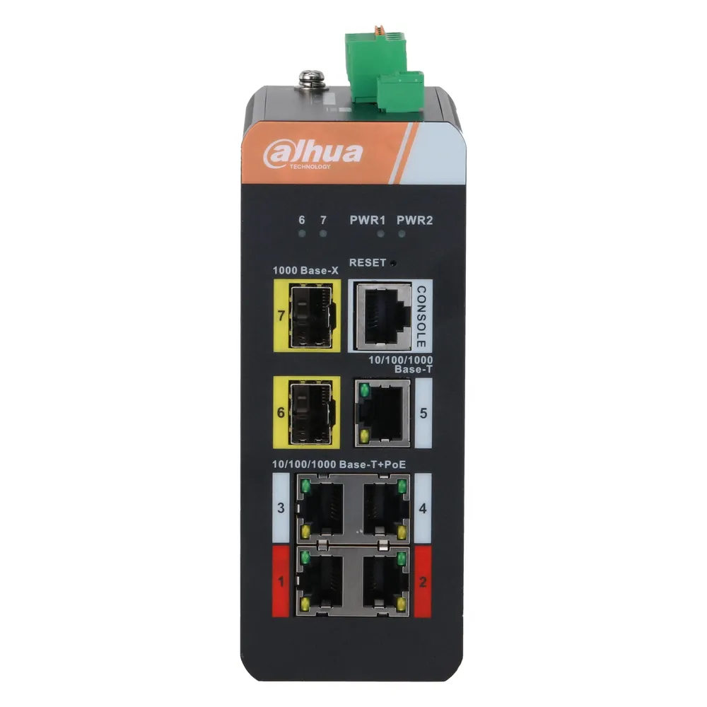 Dahua DH-PFS4207-4GT-DP 7-Port Managed Industrial Gigabit Switch with 4-Port PoE