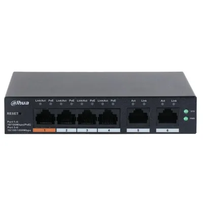 Dahua Technology DH-CS4006-4ET-60 Gigabit L2 Managed Switch 6 PoE-Ports