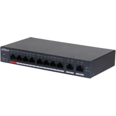 Dahua DH-CS4010-8ET-110 Cloud Switch mit 8 PoE-Ports schwarz