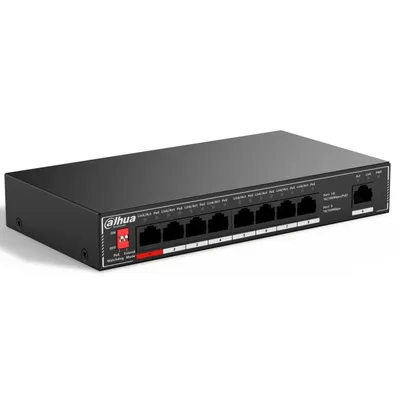 Switch It Dahua Dhsf1009p 9-Port-Unmanaged-Desktop-Switch mit 8-Port-PoE