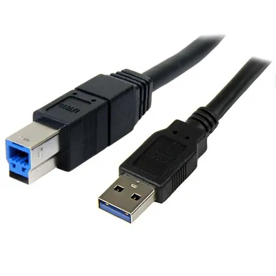 Kabel USB A nach B StarTech USB3SAB3MBK 3 m SuperSpeed Schwarz USB 3.2 Gen 1