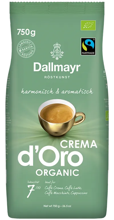 Crema d’Oro Organic 750 g Kaffee