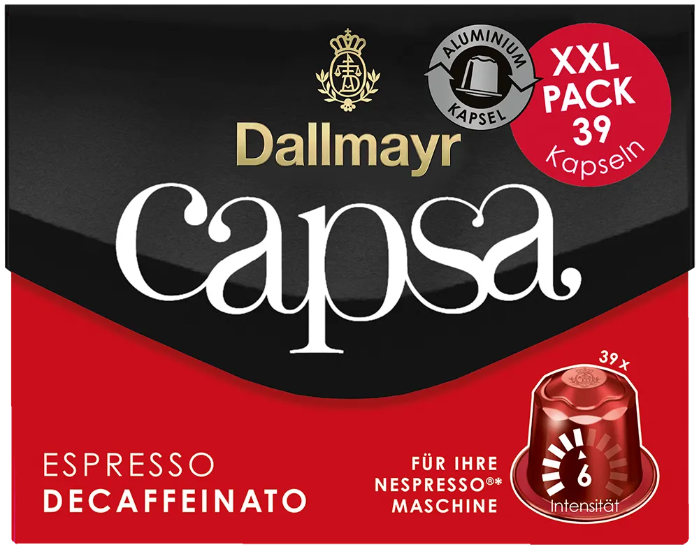 capsa Espresso Decaffeinato XXL V3 Kaffeekapseln