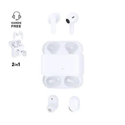 Auriculares Dam Electronics inalámbricos Bluetooth 5.0 uso diario con Base de carga blanco