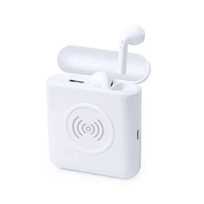 Dam Electronics Power Bank Bluetooth 4.2 Kabellose Kopfhörer Weiß