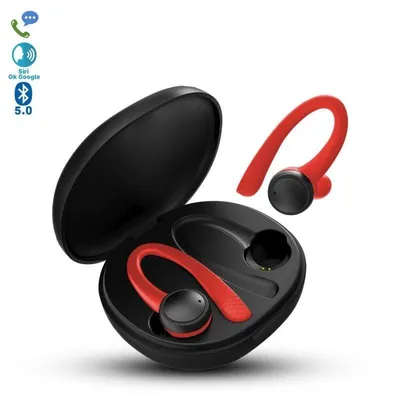 Dam Electronics T7 Pro Bluetooth 5.0 Sportliche True Wireless Ohrhörer mit Geräuschreduzierung