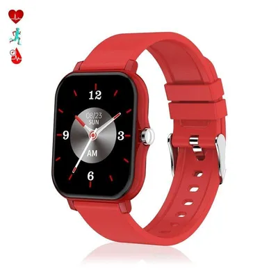 Dam Electronics Smartwatch H30 Bluetooth 1,75'' Touch Schwarz IP67 Pulsmesser SpO2