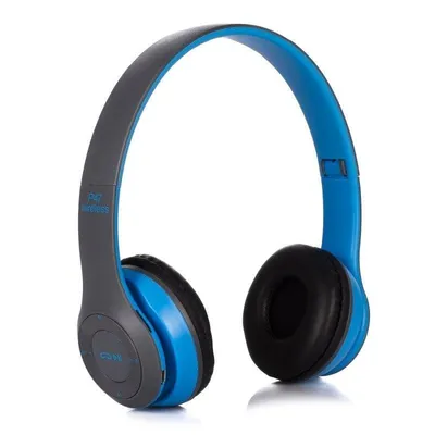 Kopfhörer Dam Electronics P47 kabellos Bluetooth 5.0 FM Radio Mikrofon Schwarz
