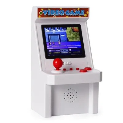 Dam Electronics Mini Arcade Konsole Retro Tragbar 240 Spiele LCD 2.2" Schwarz