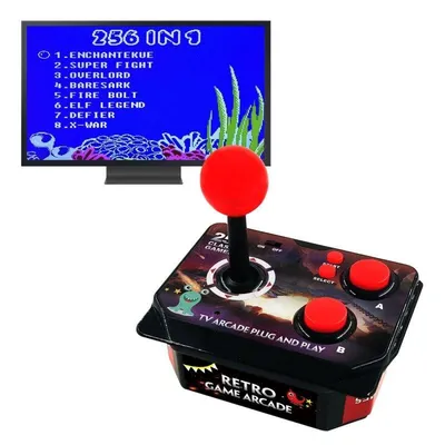 Dam Electronics Arcade Small Shaker Retro Spielecontroller 256 Spiele AV-Anschluss