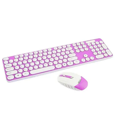 Kabellose Tastatur und Maus Dam Electronics HK3960 2.4G Ergonomisch Schwarz
