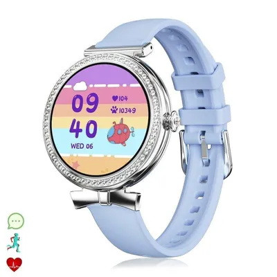 Dam Electronics Smartwatch QS01 Bluetooth 1,22'' TFT Kompakt Elegant IP67