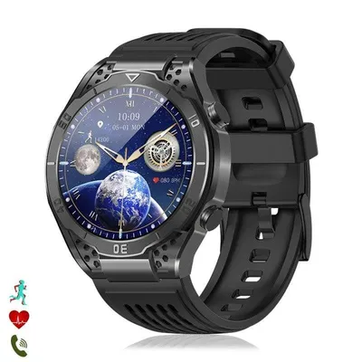 Dam Electronics Smartwatch JA01 Bluetooth 1,43'' AMOLED Schwarz IP67 Multisport