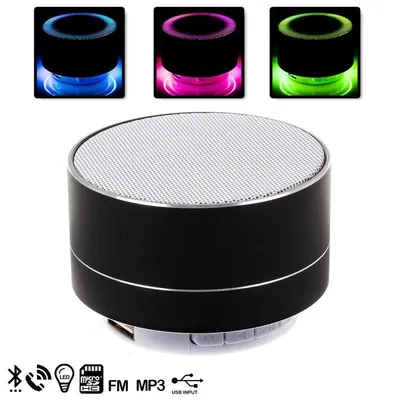 Lautsprecher Dam Electronics Bluetooth Metall 3W mit LED und Freisprechfunktion