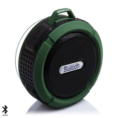 Lautsprecher Bluetooth Dam Electronics Rund Wasserdicht mit Saugnapf C6