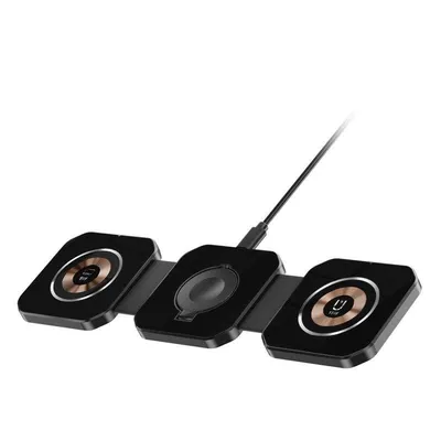 Kabelloses Ladegerät Dam Electronics J-M20 3-in-1 Magsafe faltbar