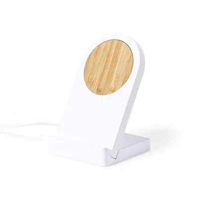 Ladehalter Nature Bambus Kabellos Magnetisch