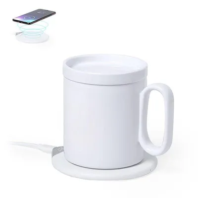 Tassenwärmer Kabelloser Ladegerät 15W 350ml USB Dam Electronics