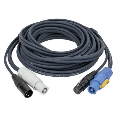 DAP-Audio Cavo Hybrid FP18 - PowerCON & 5-pin XLR - 10 m