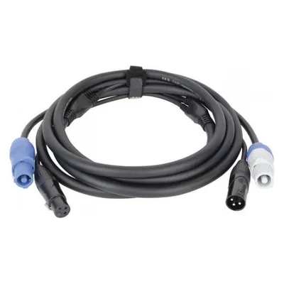 DAP-Audio FP20 Hybrid Cable - Power Pro & 3-pin XLR - DMX / Power - 3 m