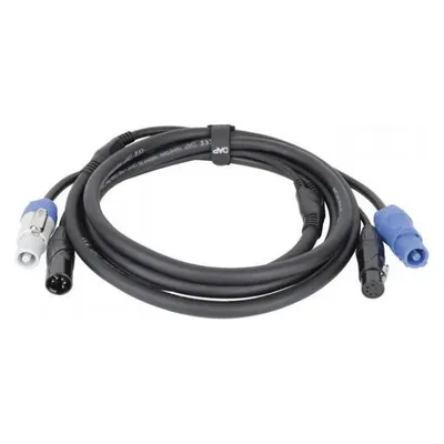 DAP-Audio FP21 Hybrid Cable - Power Pro & 5-pin XLR - DMX / Power - 15 m