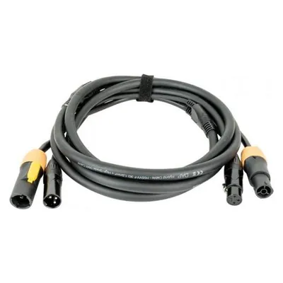 DAP-Audio FP22 Hybrid Cable - Power Pro True & 3-pin XLR - D MX / Power - 3 m
