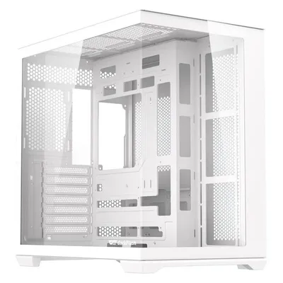 PC-Gehäuse Darkflash C280 E-ATX ATX Micro-ATX Mini-ITX 270° Weiß