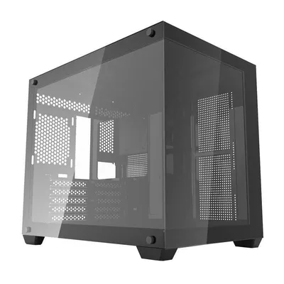 PC-Gehäuse Darkflash C285MP Schwarz Gehärtetes Glas mATX ITX
