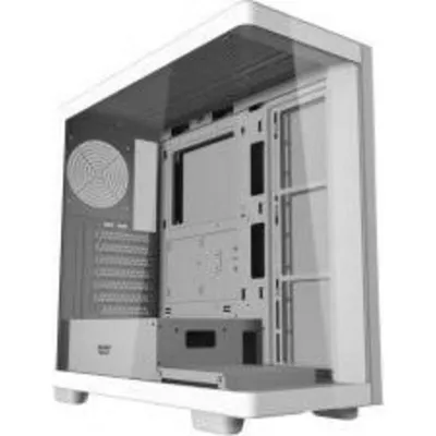 PC-Gehäuse Darkflash Tech Weiß mit Seitenfenster und 7 Lüfterslots