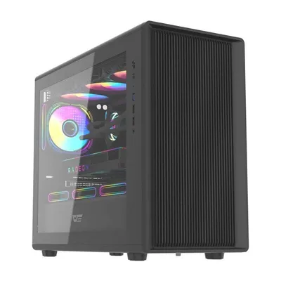 Gehäuse Darkflash DB460M Schwarz M-ATX ITX Gehärtetes Glas