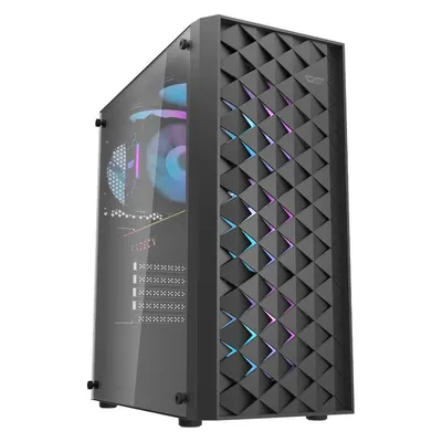PC-Gehäuse Darkflash DK351 Black Mid Tower ATX Tempered Glass ARGB