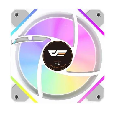 Zusatzlüfter darkFlash DM12 White PRO 120mm 1800RPM ARGB PWM fortschrittlich